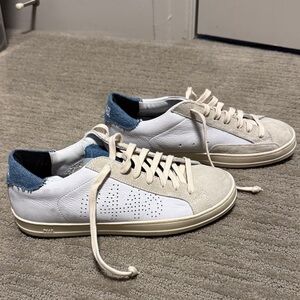 P448 White and Blue Women’s Sneakers Size 39